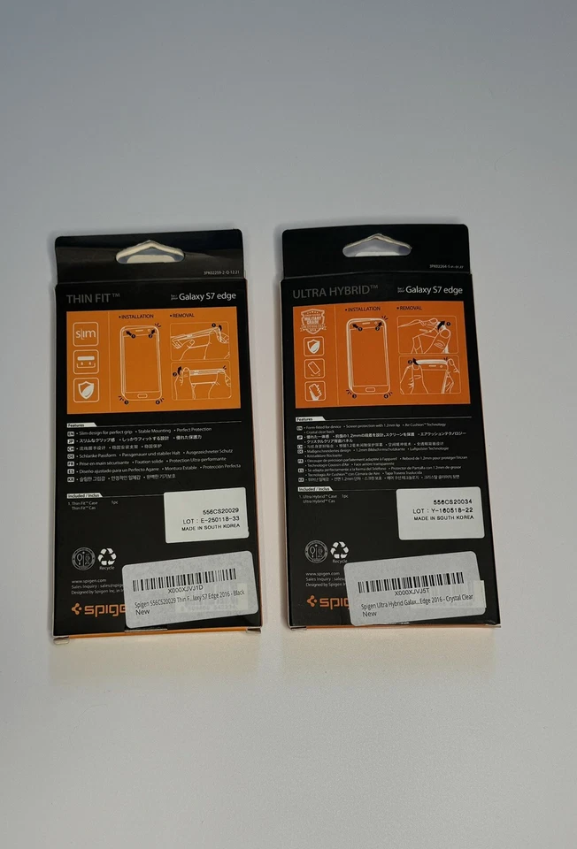 Lote de 2 Funda Spigen Samsung Galaxy S7 Edge Thin Fit y Ultra Híbrida Foto 2 de 4