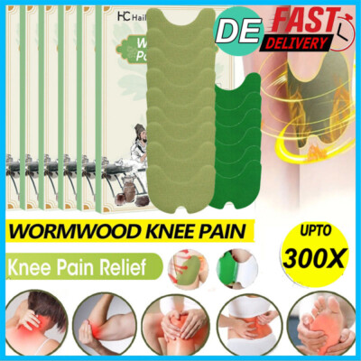 12-300PCS Wormwood Knee Plaster Sticker Back Neck Pain Joint Ache Relief Patch