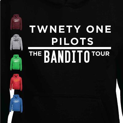 Twenty One 21 Pilots Mens Hoodie Music Band Bandito Rock Logo Cool Pullover Ebay