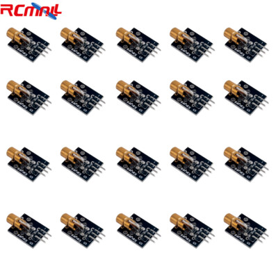 20pcs Laser Sensor 5V 5mW 650nm Transmitter Module Laser Head Dot Diode