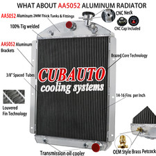 Cub Aluminum 4row Radiator For 1941-1946 43 Chevy Pickup Truck V8 Small Block Us Cub Aluminum 4row Radiator For 1941-1946 43 Chevy Pickup Truck V8 Small Block Us