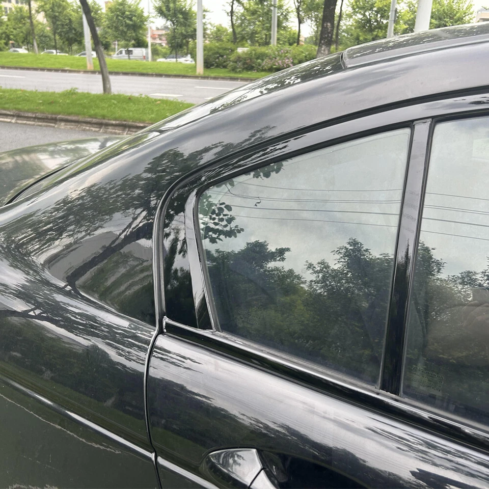 Matte/Glossy Black Chrome Delete Window Trims For Honda Accord 2008-2013 Foto 4 de 4