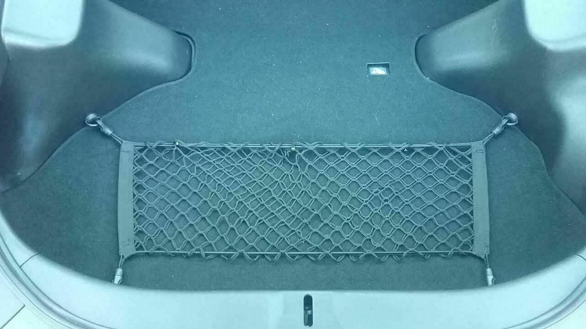 Rear Trunk Floor Horizontal Style Organizer Mesh Web Cargo Net for