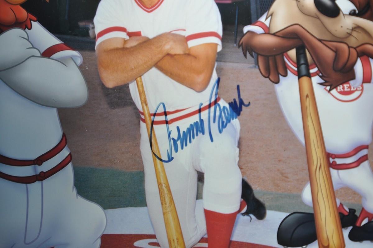 Johnny Bench AUTOGRAPHED lithograph Warner Bros. Looney Johnny Bench AUTOGRAPHED lithograph Warner Bros. Looney