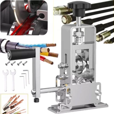 WZTO Kabelschälmaschine Kabel Abisoliermaschine Manuelle Kabelabisoliermaschine 25mm