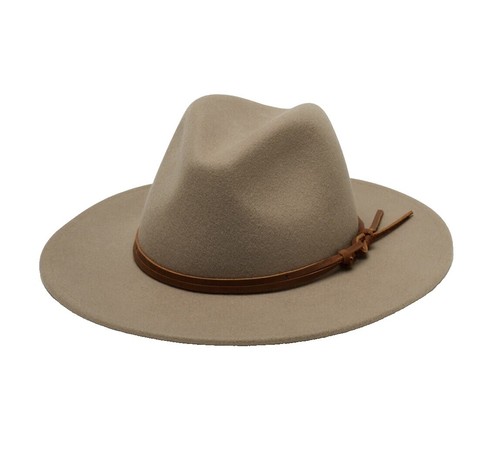 Zertrue Australian Wool Fedora Hat UNISEX NEW ZERTRUE Fedora Hat Vintage Wide Brim Hats 100% Australian  main image 2