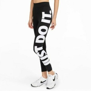 NIKE Leggings Spotswear Essentials Just Do It Trousers Woman Stretch CZ8534-010  | eBay