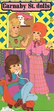 VNTG 60s CARNABY ST PAPER DOLL  ORIG SIZE UNCUT REPOR READ ALL RARE