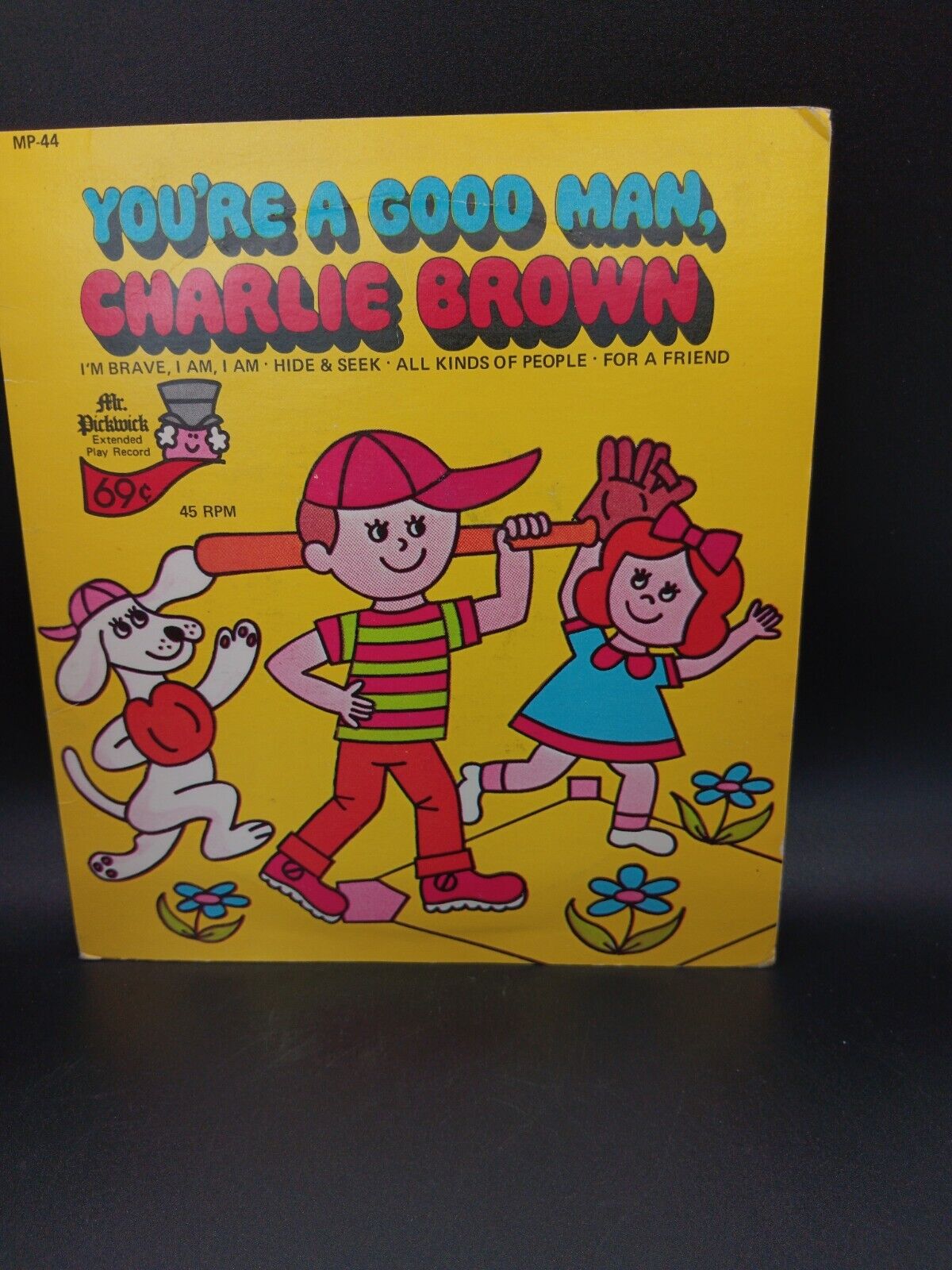 Vintage 1970's "You're a Good Man, Charlie Brown" - Mr. Pickwick -Near Mint