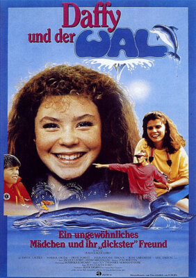 DAFFY UND DER WAL, Filmplakat, Poster, Kinder-Fantasyfilm, Kanada 1988