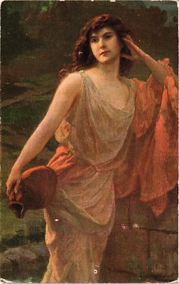 CPA AK A. BOYE A la Fontaine. Salon 1902 (286747)