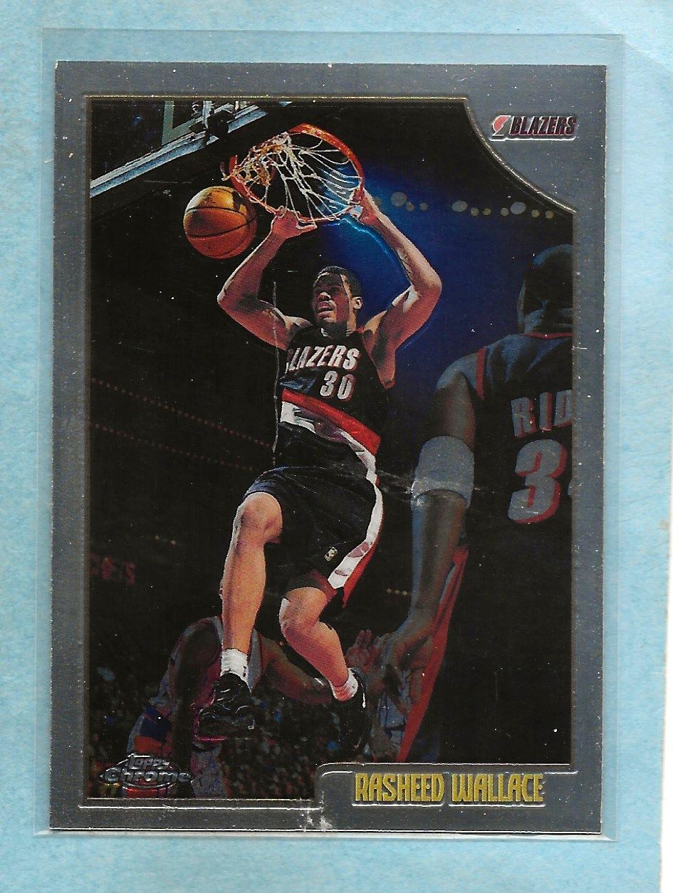 RASHEED WALLACE - 1998-99 Topps Chrome - #101 - Trail Blazers - MINT