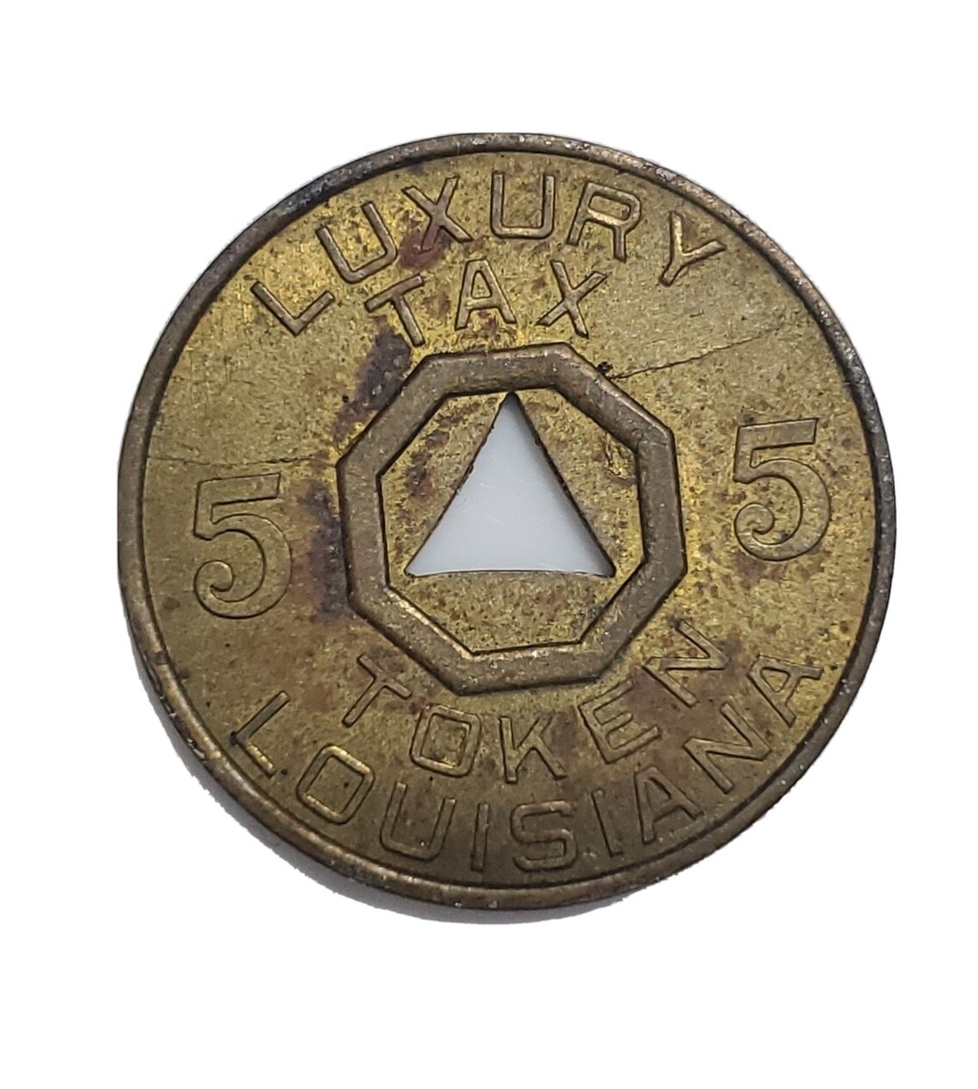 Louisiana, USA Trade Token: Luxury Tax 5 5 TC-89076 | eBay