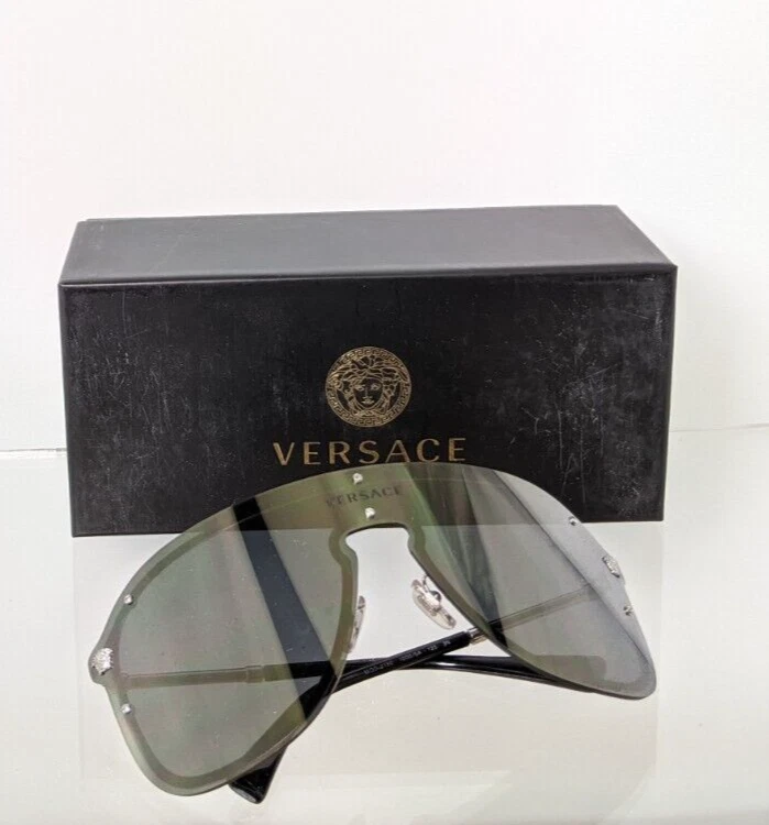 Brand New Authentic Versace Mod. 2180 Sunglasses 1000 5A Silver