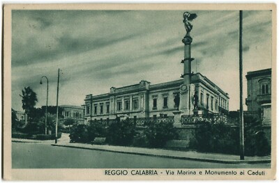 REGGIO CALABRIA, VIA MARINA AND MONUMENT TO THE FALLEN, 1941