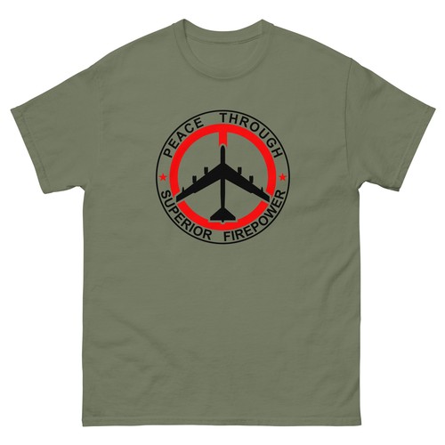 Camiseta clásica Peace Through Superior Firepower - Imagen 3 de 4