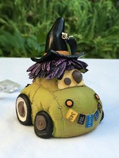 Disney Parks Cars Land Scare Car Witch Halloween/Haul-O-Ween Ornament NWT