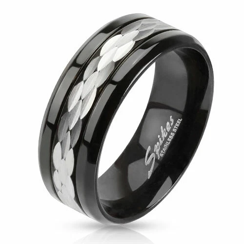 Spikes stainless steel ring sale