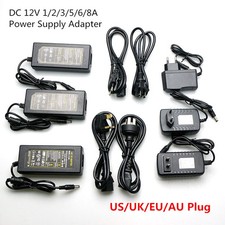 DC Steckernetzteil 12V 5V 1A 2A 3A 5A LED Trafo EU Netzteil Netzadapter Driver