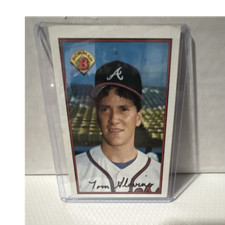 Bowman 1989 #267 Tom Glavine Atlanta Braves Major League Baseball Card