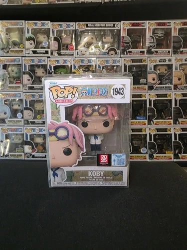 Funko POP! One Piece Koby 1943 Anime Expo Shared Sticker Exc 2025 W/ Protector
