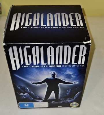 Highlander (Complete Seasons 1-6) PAL/NTSC 46-DVD Rare Australian release BoxSet