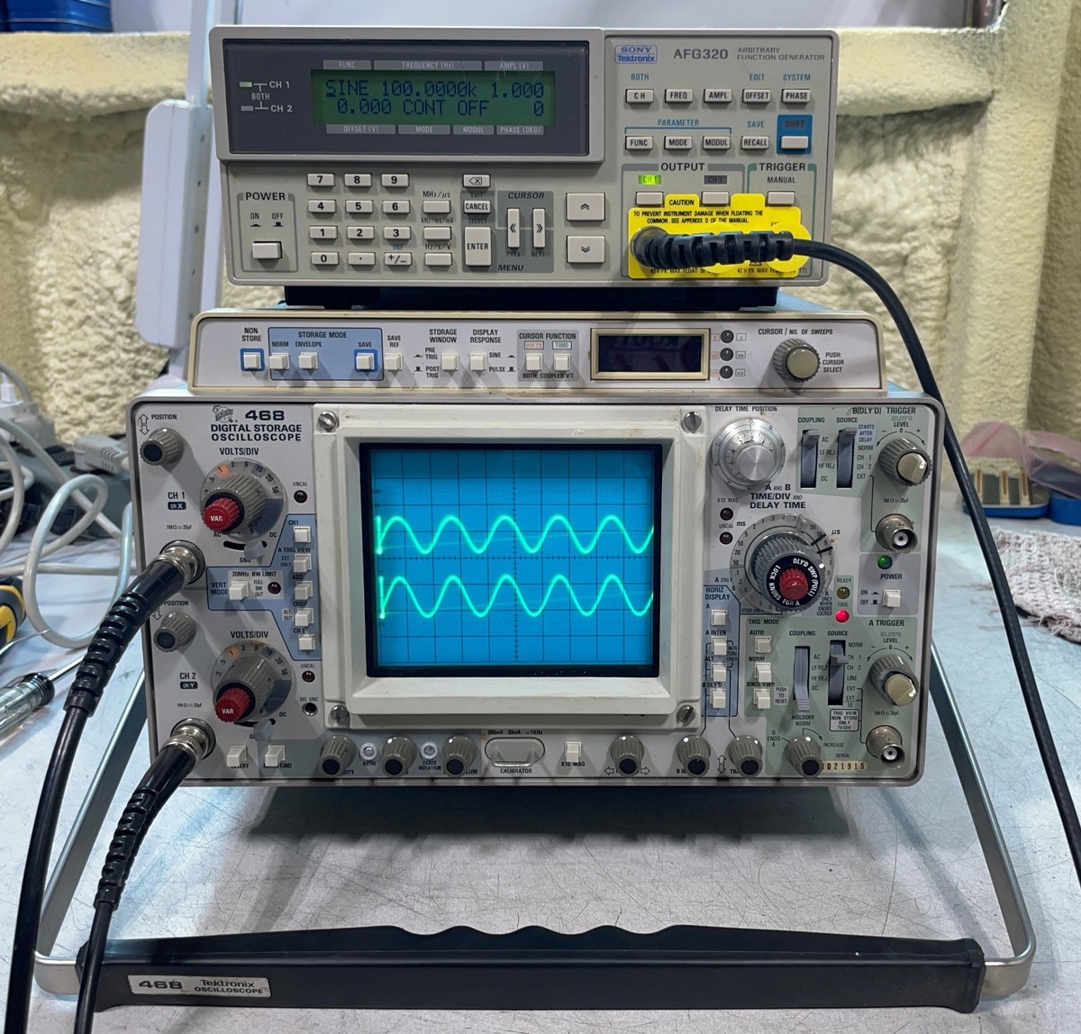 Tektronix テクトロニクス 468型 デジタルストレージ オシロスコープ Tektronix 468 Portable Benchtop Digital/Analog Storage
