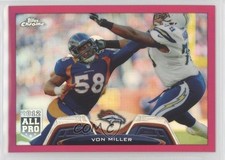 2013 Topps Chrome BCA Pink Refractor 8/399 Von Miller #69 0j3l