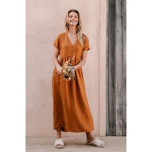 Linen Midi Dresses for Women | eBay