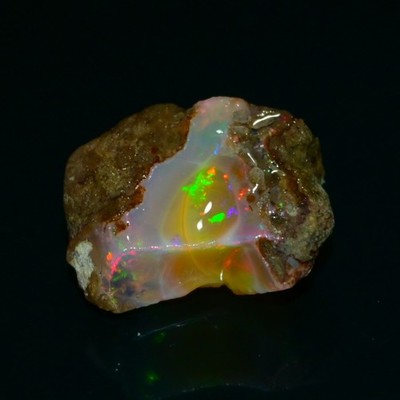 Ethiopian Oil Opal Specimen  35.65 cts Natural Rough Gemstone - Fire Opal Roug