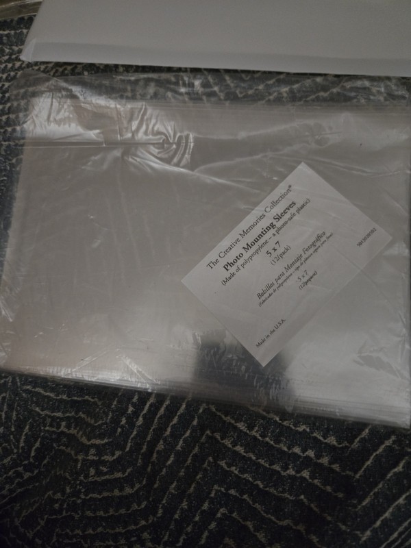 Creative Memories 5x7 Photo Mounting Sleeves Pack Of 12