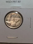 1917 Mercury Silver Dime XF