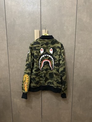 BAPE A Bathing Ape Herren 1st Camo Jacke Windstopper Hai