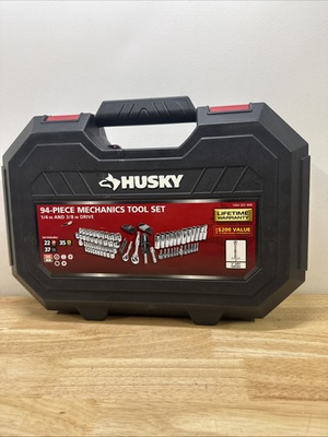 #ad Husky 94 Piece Mechanics Tool Set H94MTS $44.99