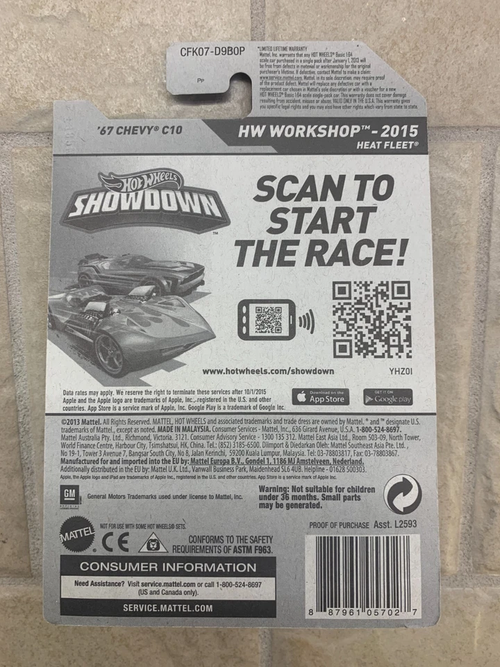Hot Wheels ** 67 Chevy C-10 ** Exclusivo de K-Mart... Flota Heet... Foto 3 de 4