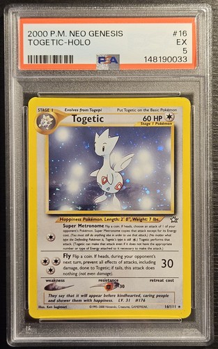 Togetic (Unlimited) graded PSA 5 for sale on eBay