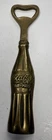VINTAGE COCA COLA SOLID BRASS BOTTLE OPENER 5 1/2"