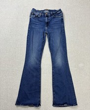 Mother Womens The Weekender Flare Leg Jeans Size 28 Blue