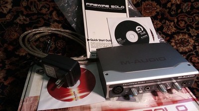 M-AUDIO - FIREWIRE SOLO | FireWire Mobile Audio Interface | Cable, Adapter, Disc