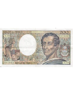 France 200 Francs - Montesquieu - 1992 - Série S.154 - Photo 1/2