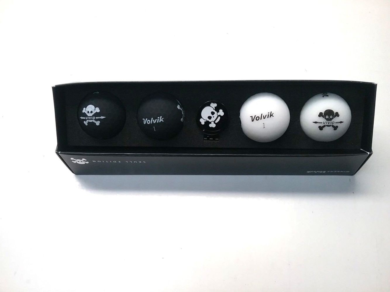 S (4pk, Black & White) W/ Ball Marker New