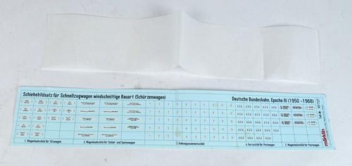 Märklin 101727 Schiebebildsatz SET Spur H0 HO Schiebe Bilder für Märklin 43222 | Condition: Neu