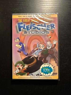 THE FLEISCHER STUDIOS GREAT ANIMATION DVD 2000 Brand New