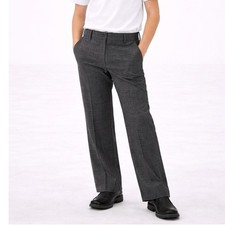 Calvin Klein Kids Boys Pants Size 12 Gray Plaid Formal School