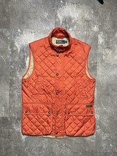 Vintage Polo Ralph Lauren Nylon Orange Quilted Vest Gilet