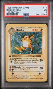 英語版初期　ポケモンカード　raichu shadowless　holo 1st Edition Shadowless Raichu | eBay