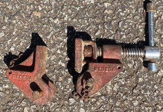 Set of Rededa Vintage Sash Clamp Ends Carpenters Tools
