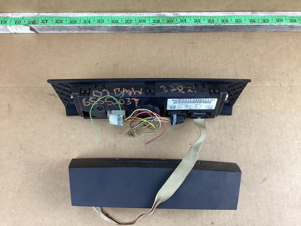 BMW 328xi 2007-2009 calefacción aire acondicionado control climático y panel de interruptor de asiento térmico OEM Foto 4 de 4