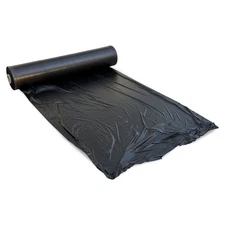 BULK Black Cast Mulch Film Roll – 4 ft x 3000 ft, 1.25 mil - Sandbaggy