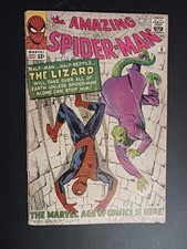 AMAZING SPIDERMAN #6 1963 NICE CONDITION. 1ST APPEARANCE OF THE LIZARD!